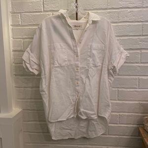 Madewell White Button-up Shirt